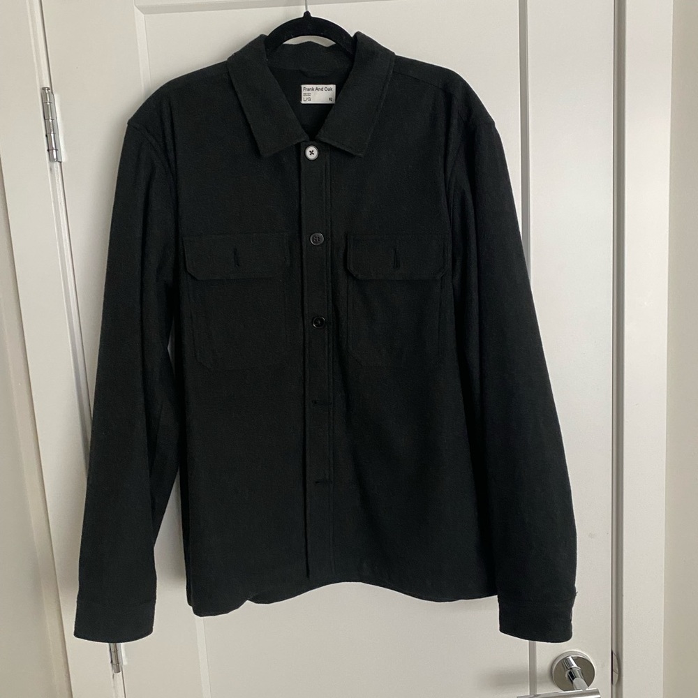 Frank And Oak Gray Wool Coat